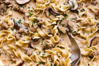 30-Minute Beef Stroganoff Recipe for Tender, Creamy Sauce