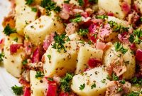 Authentic German Potato Salad Recipe — Tangy Warm Side Dish