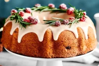Cranberry Christmas Pound Cake Recipe — Moist Holiday Dessert