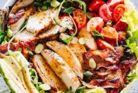 Chicken, Bacon & Avocado Salad with Citrus Vinaigrette