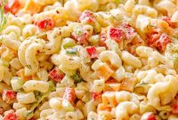 Creamy Classic Macaroni Salad Recipe | Easy Summer Side Dish