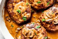 Classic Salisbury Steak with Mushroom Gravy Recipe
