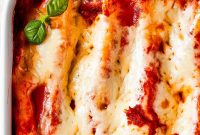 Spinach and Cheese Stuffed Manicotti Recipe for Dinner