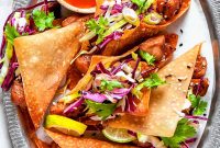 Crispy Chicken Wonton Tacos: Easy Asian-Fusion Taco Recipe