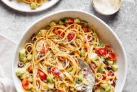 Summer Italian Pasta Salad with Zesty Veggies