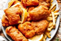 Crispy Beer-Battered Fish Recipe with Zesty Tartar Sauce