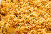 Creamy Tuna Noodle Casserole with Crispy Breadcrumb Topping