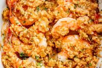 Garlic Butter Baked Shrimp (Shrimp De Jonghe Recipe)