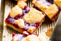 Cherry Kuchen Bars Recipe: Cherry Cake Bars with Streusel