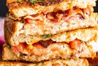 Crispy Tuna Melt Grilled Cheese Sandwich Recipe