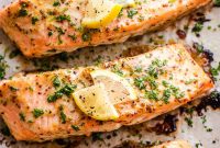 Maple Dijon Salmon Fillets — Easy Sticky Glazed Salmon Recipe
