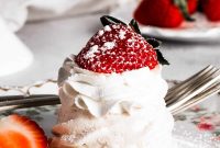 Strawberry Pavlova Nests Recipe: Crisp Meringue with Fresh Berries