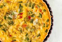 Classic Quiche Lorraine with Crispy Bacon and Gruyère