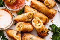 Crispy Golden Vegetable Spring Rolls Recipe