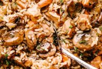 One-Pan Chicken and Rice with Mushrooms — Easy Comfort Dinner Recipe