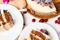 Carrot Cake with Sugared Cranberries: Moist Spring Dessert