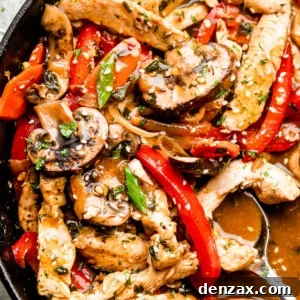 Quick Garlic Chicken Stir-Fry with Veggies 2 Skillet with chicken stir fry