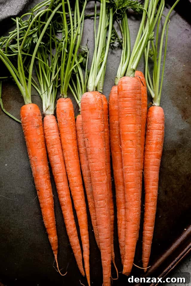 raw carrots prepped for cooking
