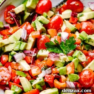 A bowl of avocado salsa.