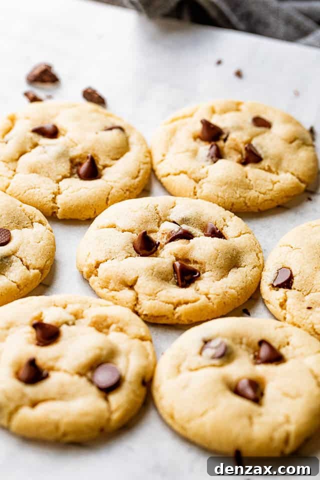 Close up of cookies Close up of chocolate chip cookies.
