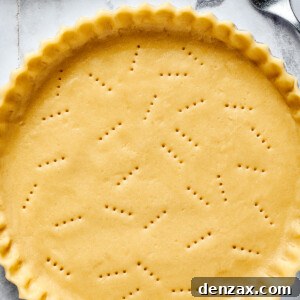 A homemade pie crust.