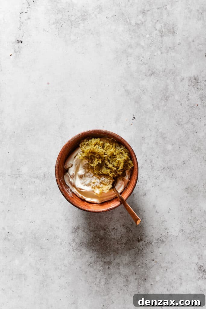 Dip ingredients in a small bowl.