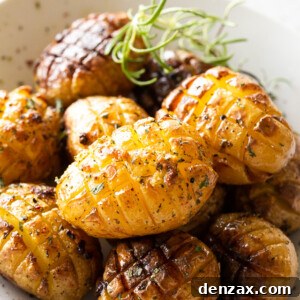 Crispy Hedgehog Roasted Potatoes Recipe for Dinner 6 roasted hedgehog potatoes served in a white bowl