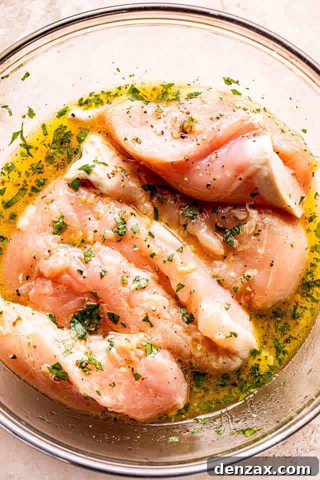 marinating chicken breasts in orange juice