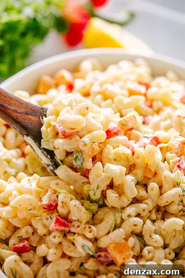 bowl of macaroni salad