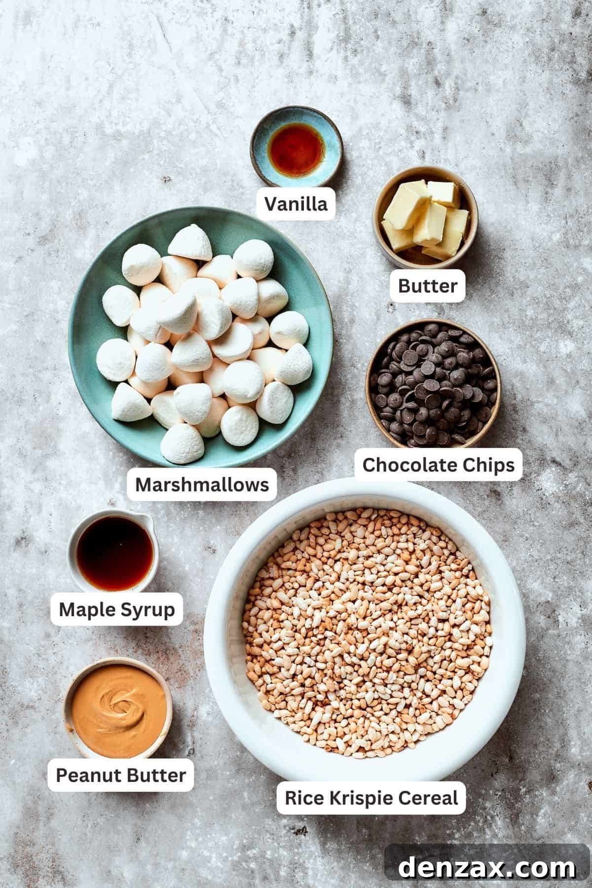 Ingredients for Peanut Butter Rice Crispy Treats Ingredients for peanut butter rice crispy treats