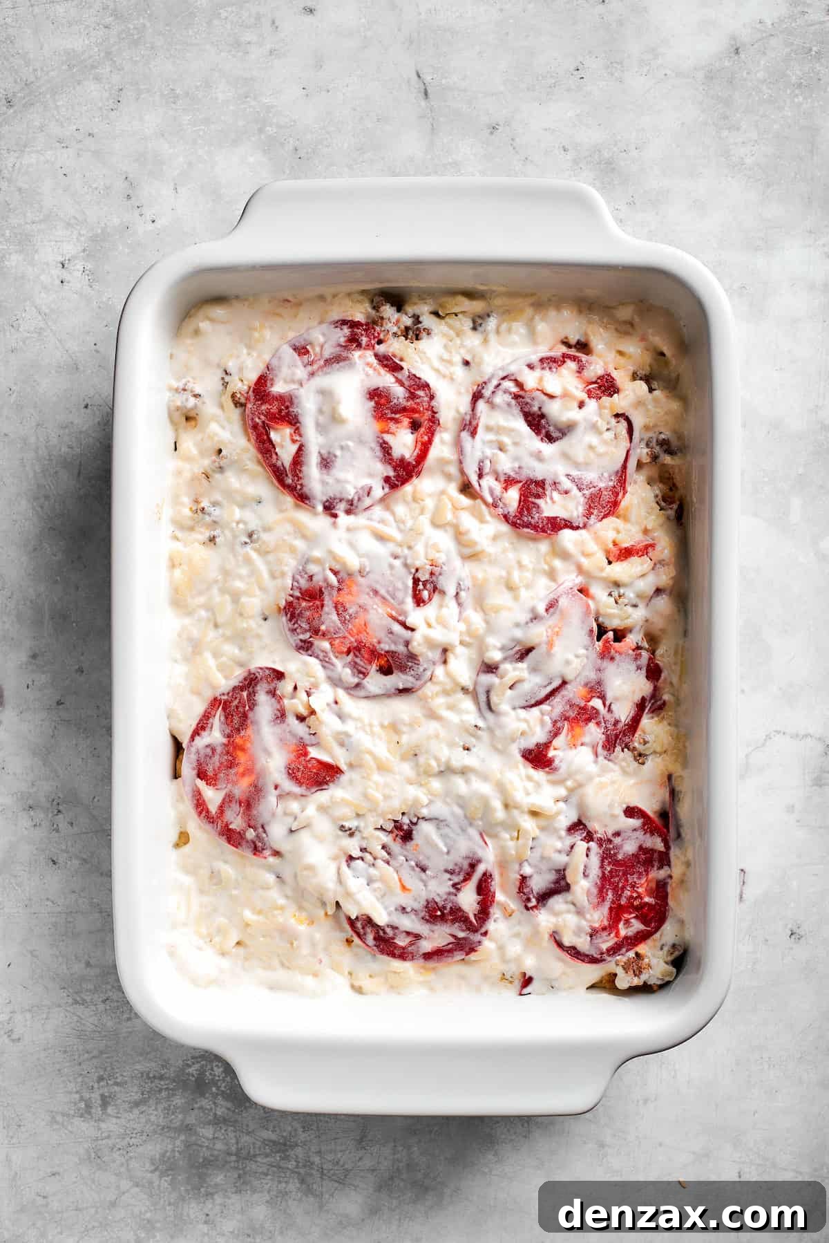 Add sour cream layer. Add the sour cream layer.