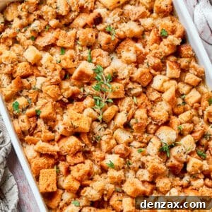 Creamy Chicken and Stuffing Casserole Recipe for Weeknights 2 Chicken stuffing casserole in a baking dish.