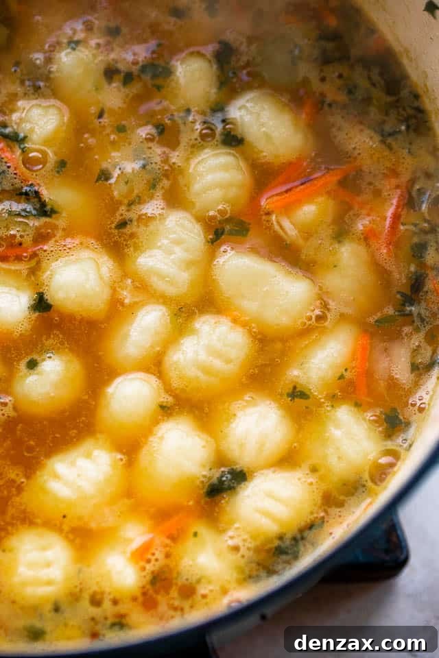 boiling gnocchi in dutch oven