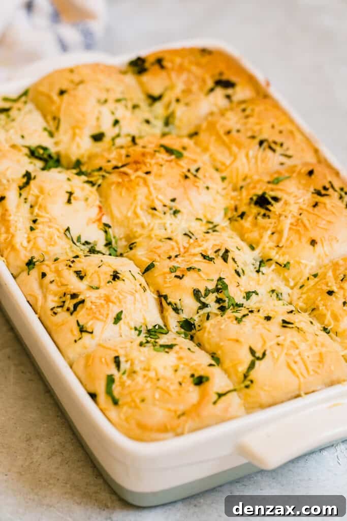 12 Freshly Baked Dinner Rolls in a Pan on the Countertop