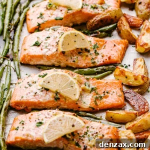 Pan lined with baked salmon
