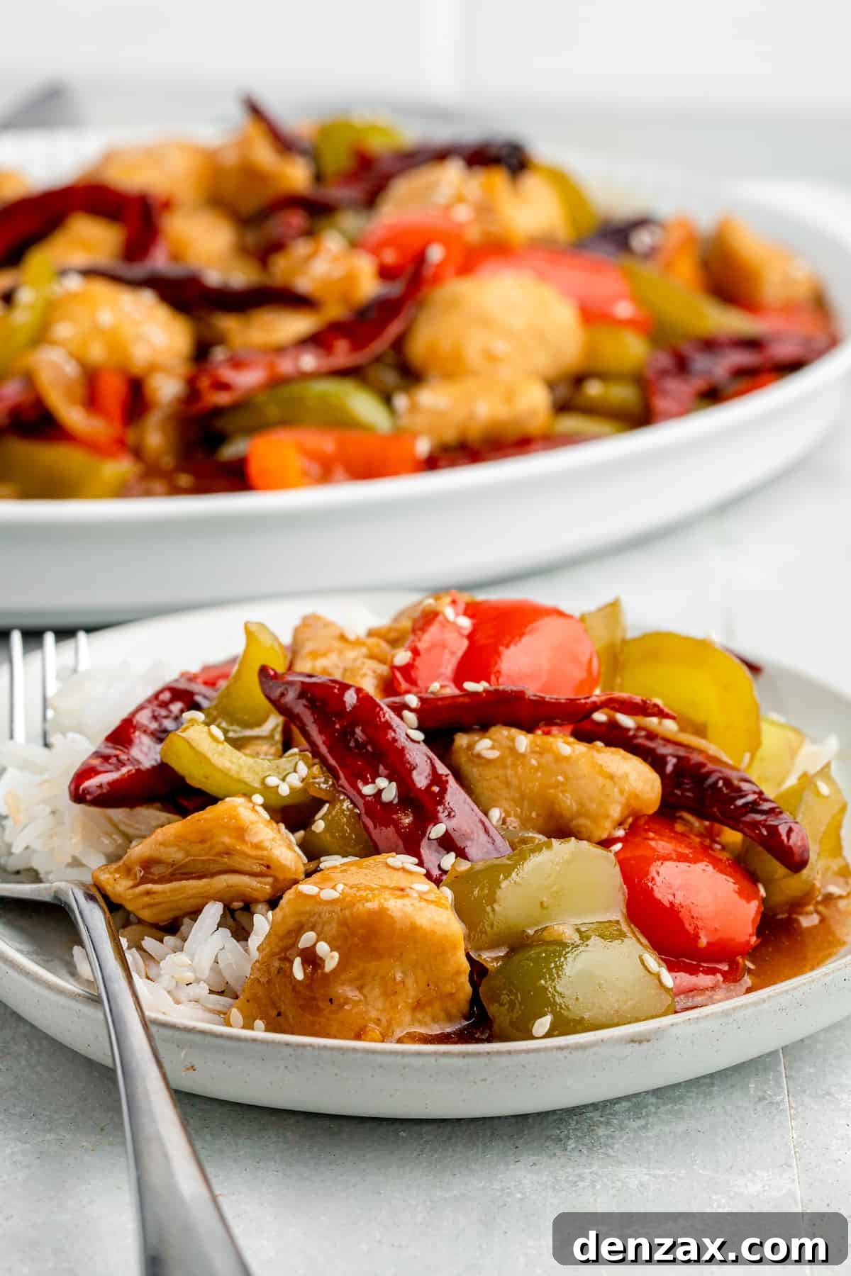 Szechuan Chicken ingredients