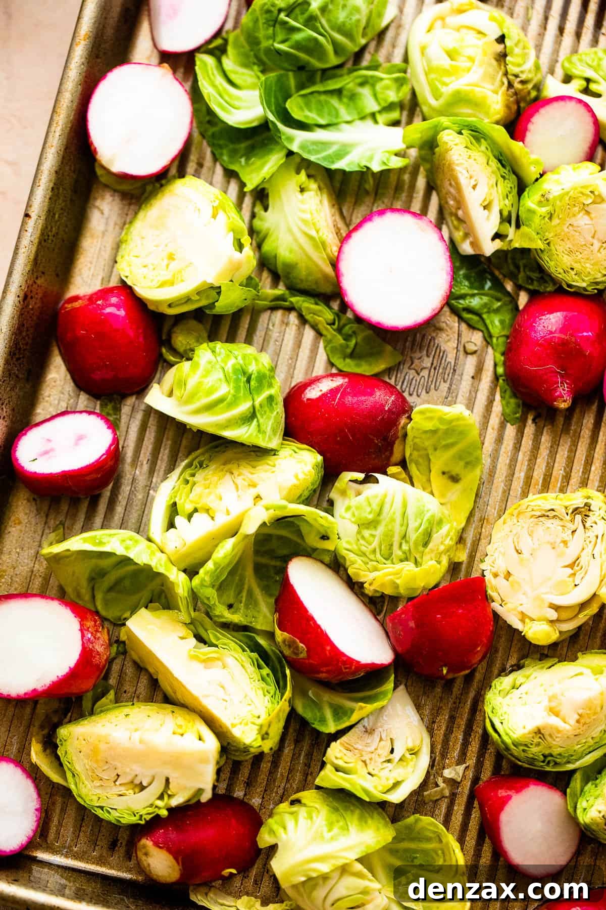 Crispy Roasted Brussels Sprouts with Caramelized Radishes 4 img 9999 3